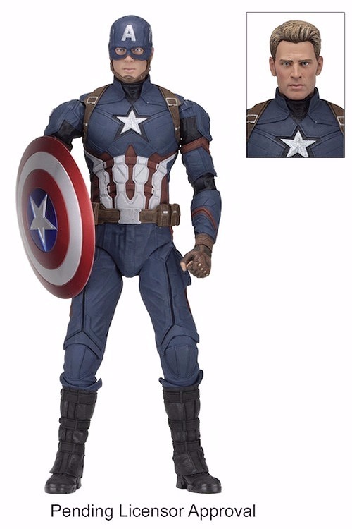 NECA シビル・ウォー キャプテン・アメリカ 1/4 アクションフィギュア