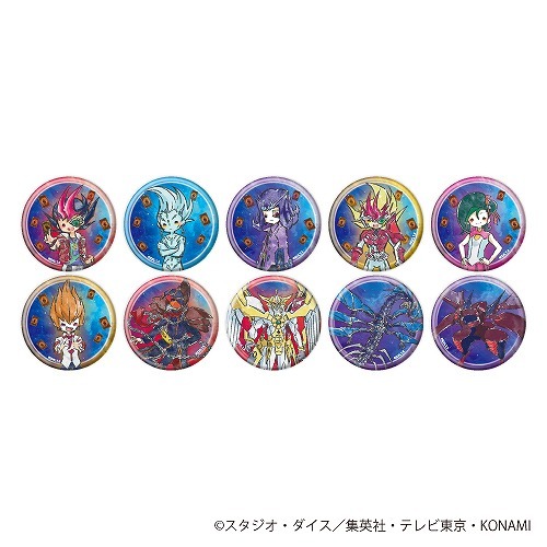 遊☆戯☆王ZEXAL 缶バッジ 01 グラフアート 10個入り1BOX｜ホビーの