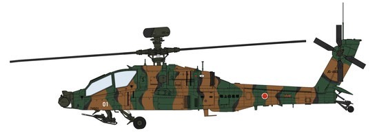 ハセガワ 1/48 AH-64D アパッチ ロングボウ 陸上自衛隊 ディテール