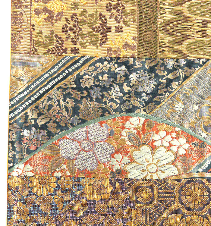 仕立て上がり】切嵌 全通柄 正絹 長尺袋帯 良品 No.5ZH-0364-00の通販