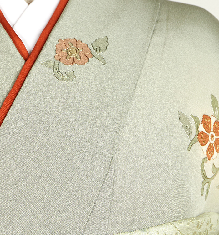 スワトウ刺繍 訪問着 No.AA-4867-Mサイズのレンタル｜きもの365