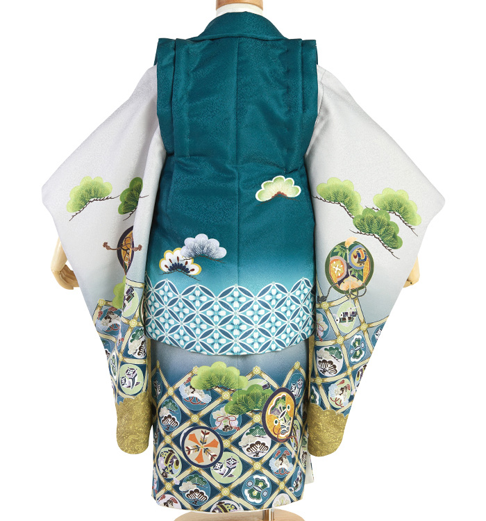 七五三（子ども） 3歳男の子被布セット No.KE-0139のレンタル｜きもの