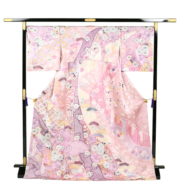 辻が花 訪問着 No.AA-1262-Lサイズの通販｜きもの365