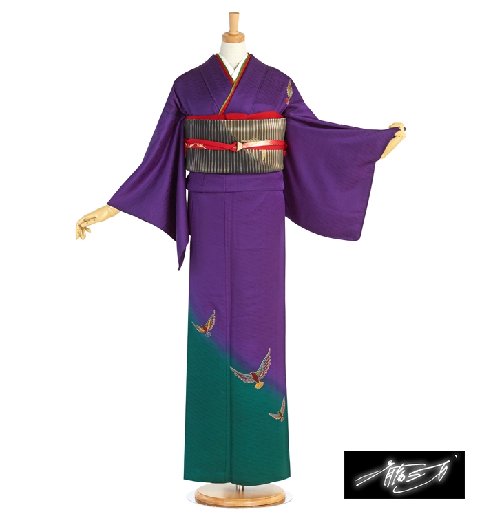 斉藤三才 訪問着 No.AA-4134-Lサイズのレンタル｜きもの365