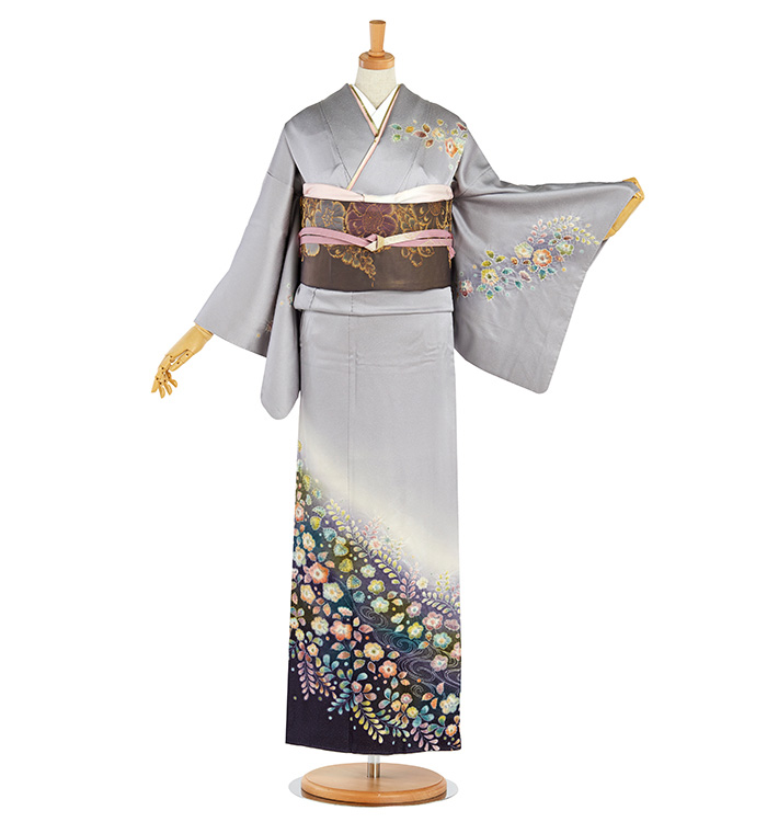 辻が花 訪問着 No.AA-4461-Mサイズのレンタル｜きもの365