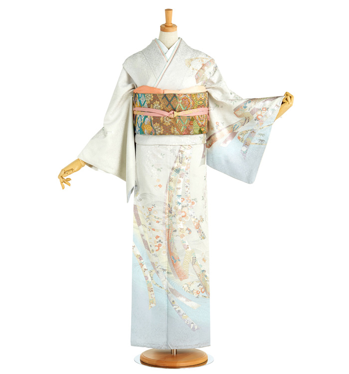 金彩 訪問着 No.AA-3883-Lサイズのレンタル｜きもの365
