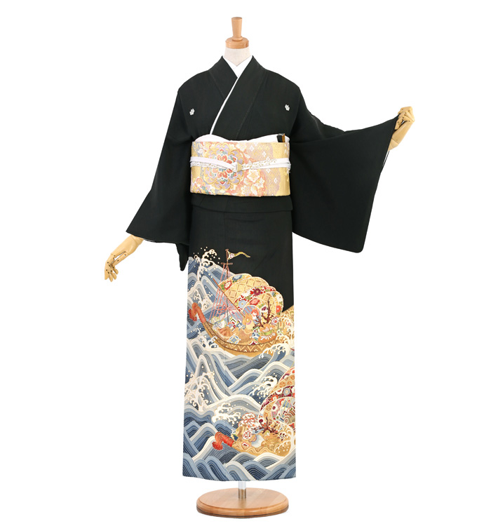 東京友禅作家 黒留袖 No.CA-1448-Mサイズのレンタル｜きもの365