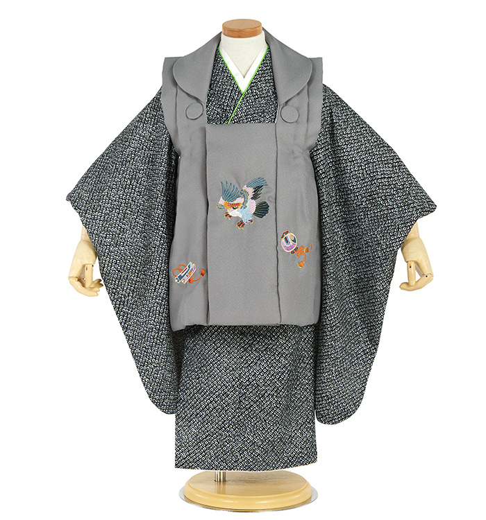 七五三（子ども） 3歳男の子被布セット No.KE-0114のレンタル｜きもの