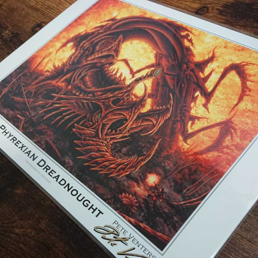 専用】ファイレクシアン・ドレッドノート シャドーサイン入りアート