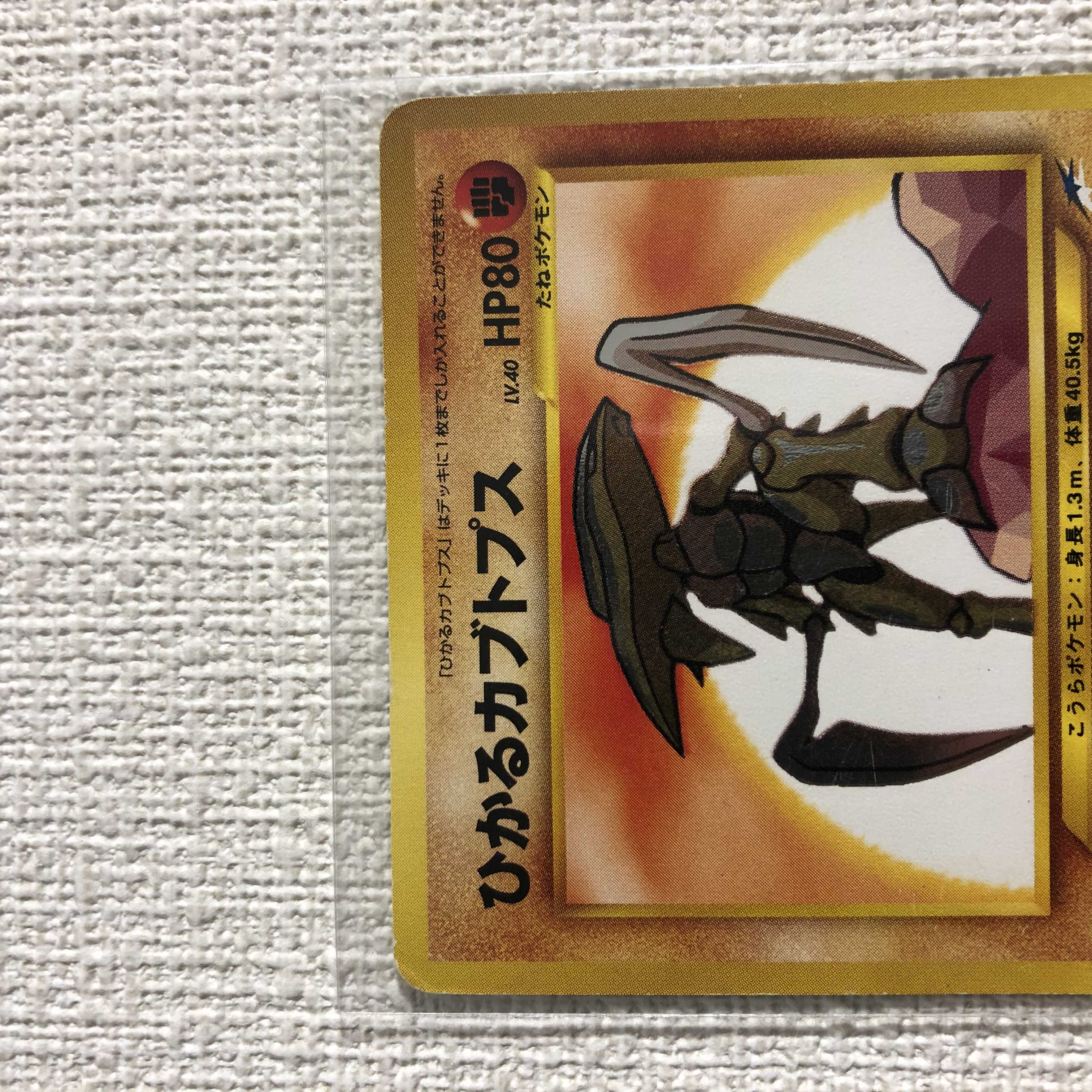 ひかるカブトプス ポケモンカード 旧裏面 1枚の通販 m/g（1621800366