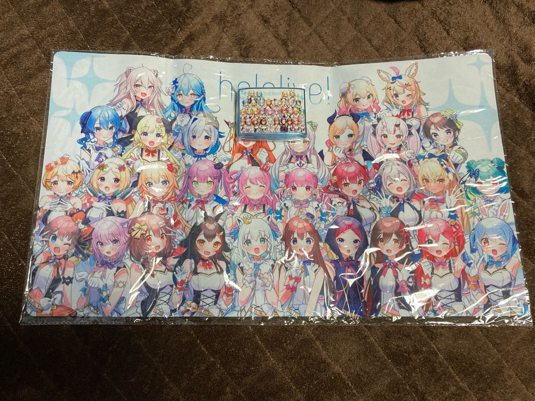 ホロライブ 全員集合 プレイマット スリーブの通販 自動クルミ割り