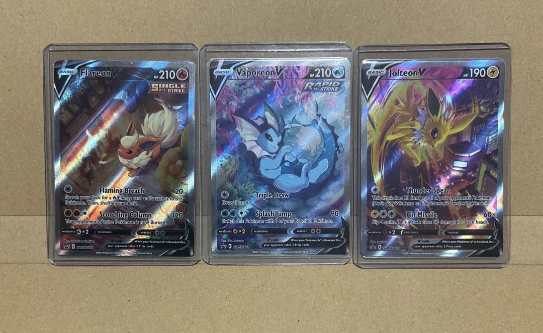 英語版 夏ポケカ 6枚セット(ブイズV・ブイズVMAX) 6枚の通販