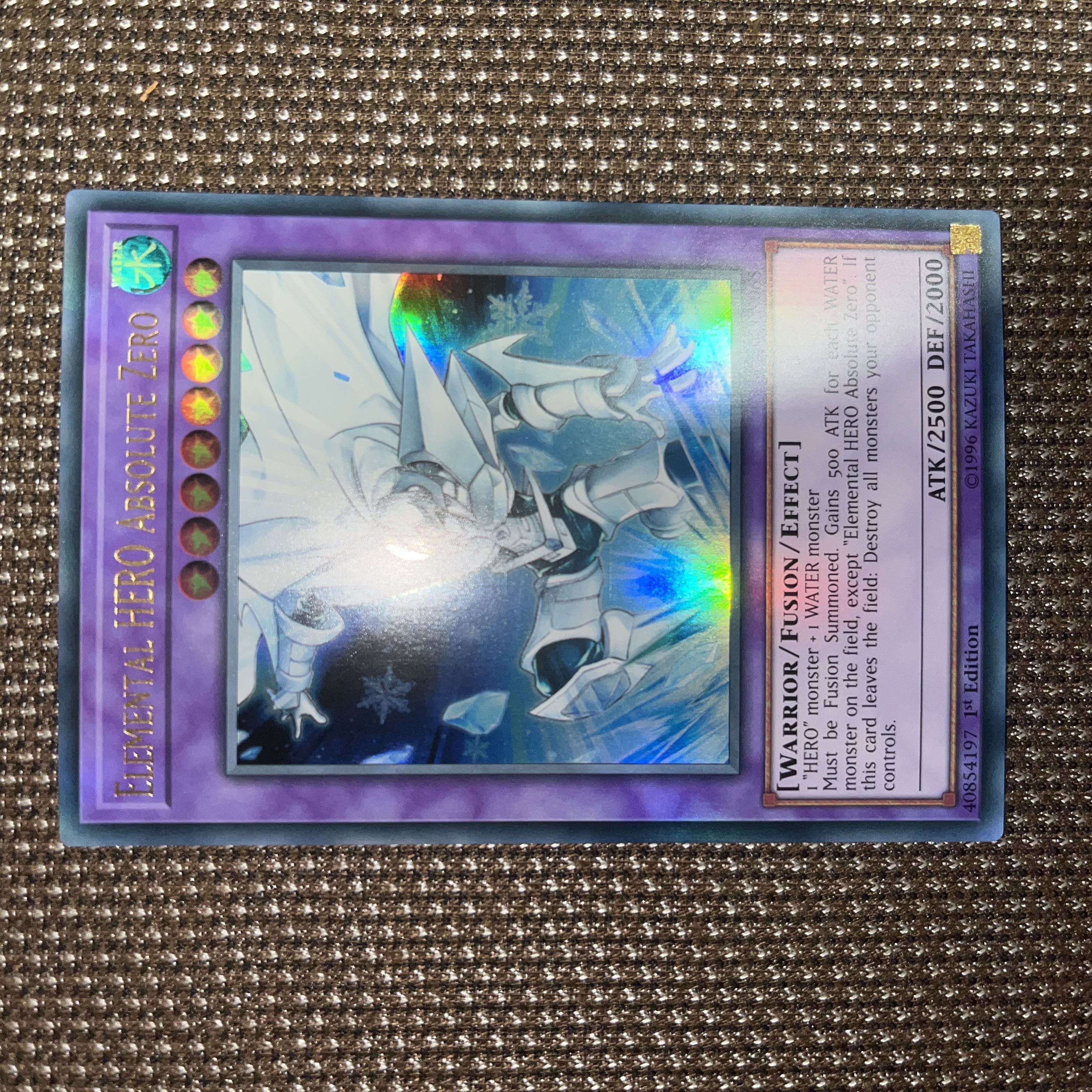 遊戯王 E・HERO アブソルートZero EU版(英語) ウルトラ 1st 1枚の通販