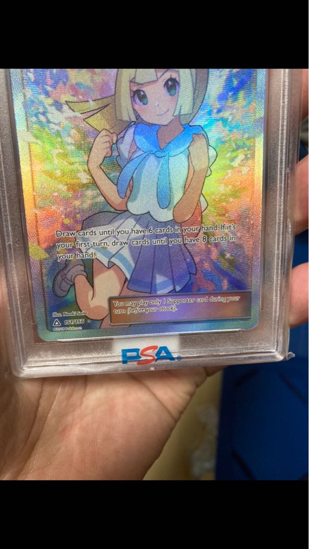 がんばリーリエ 英語 PSA9 1枚の通販 まぁ（1686786299） | magi