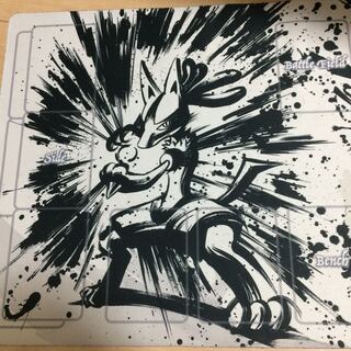 即日発送 墨絵列伝 ゼラオラ ルカリオ ポケモンセンター限定プレイ