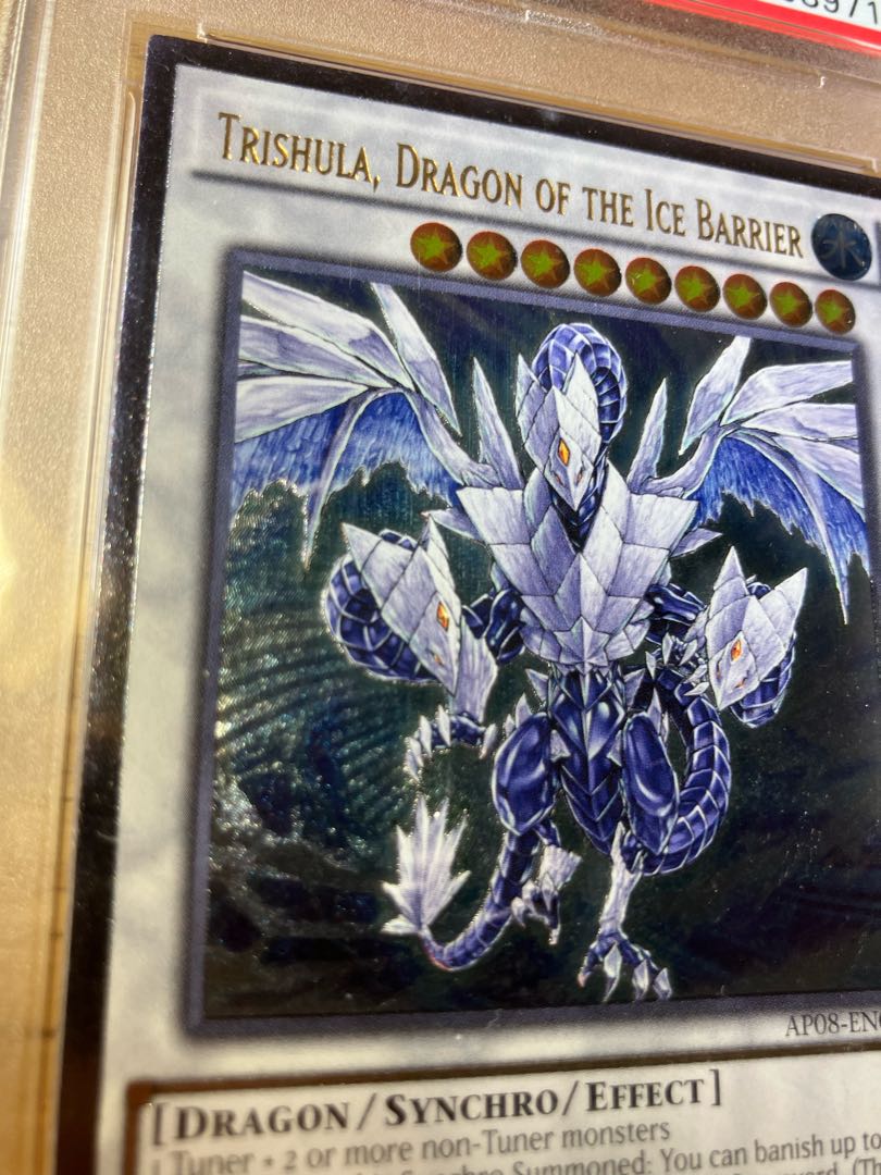遊戯王 氷結界の龍 トリシューラ レリーフ PSA 10アルティメットレア