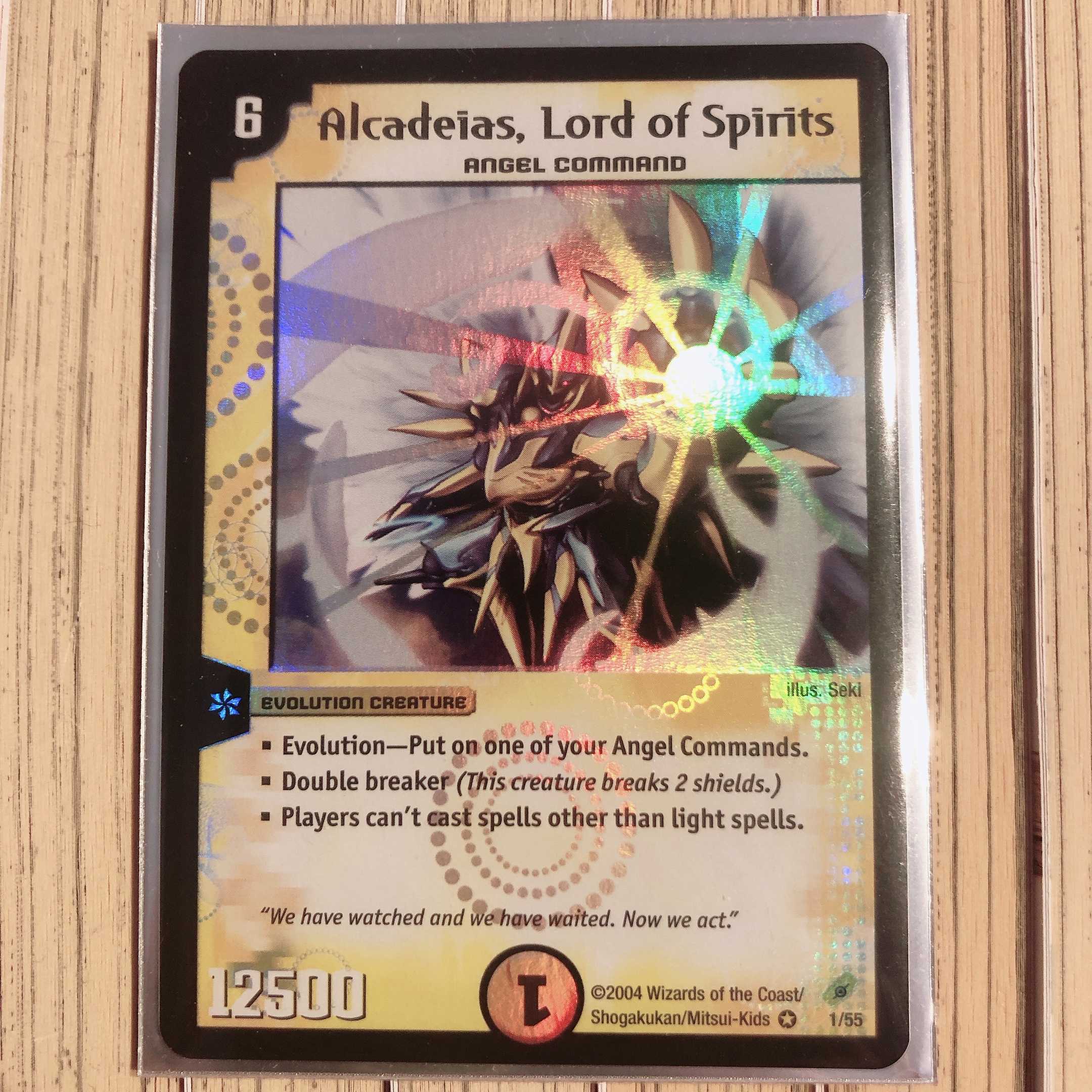 PSA9・初期（英語版）】聖霊王アルカディアス VR デュエルマスターズ