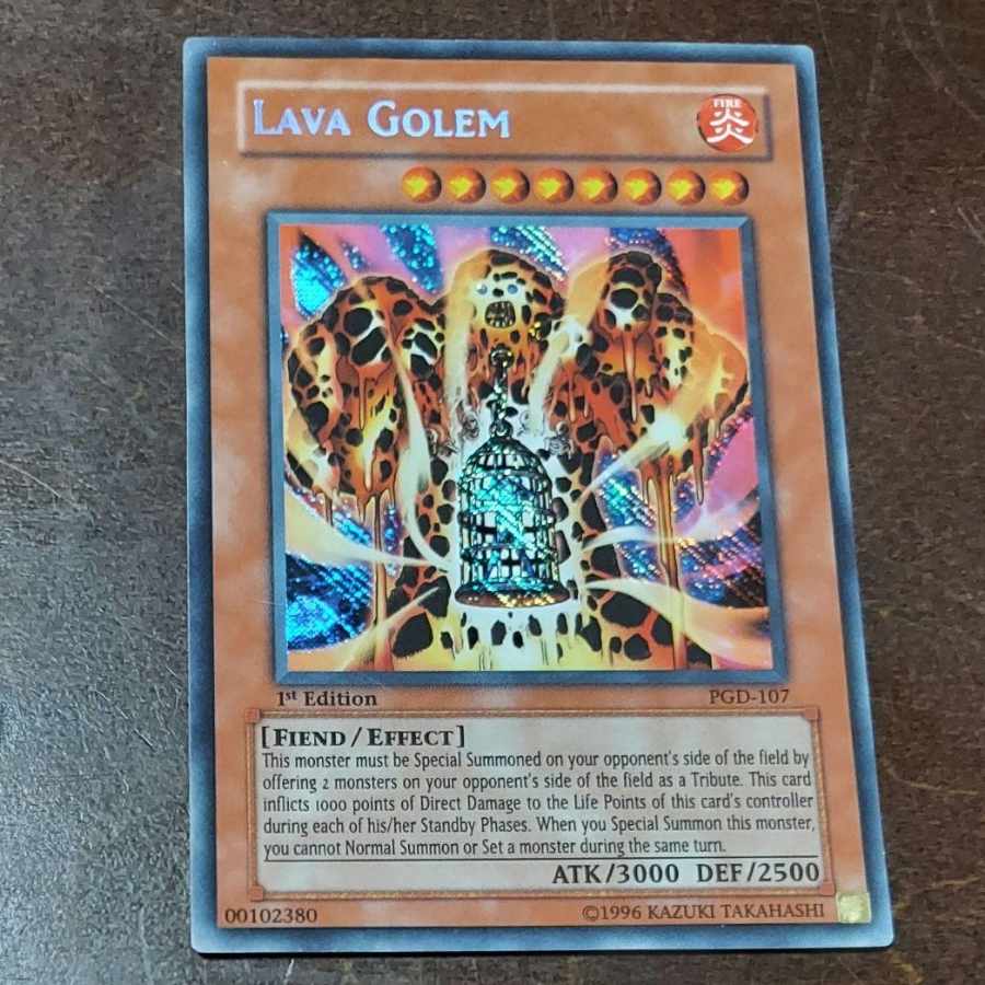 遊戯王 溶岩魔神ラヴァ・ゴーレム【約15年前のカード】 遊戯王 溶岩