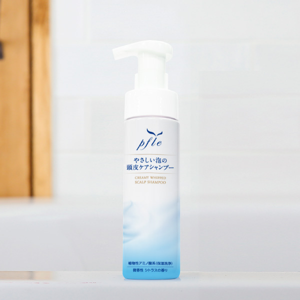 抗がん剤治療 脱毛・敏感頭皮に プフレ頭皮ケアシャンプー(泡タイプ