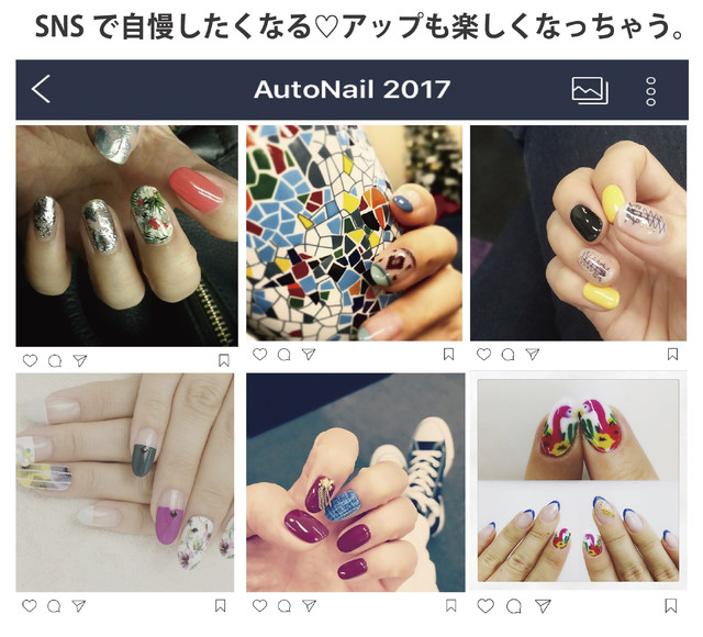 自宅でプロ品質！世界最小クラスのネイルアートプリンター＜Auto Nail