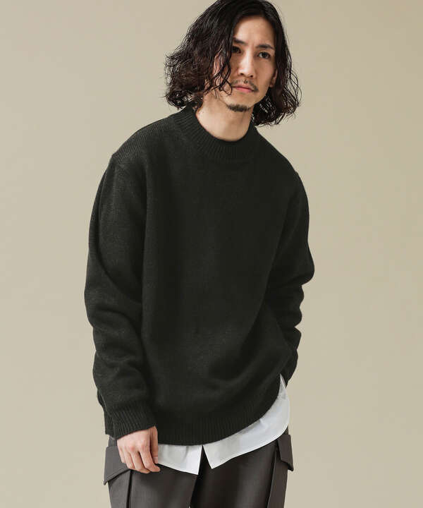 最大75%OFF まとめ割】カシミヤMIXモックネックニット｜nano universe