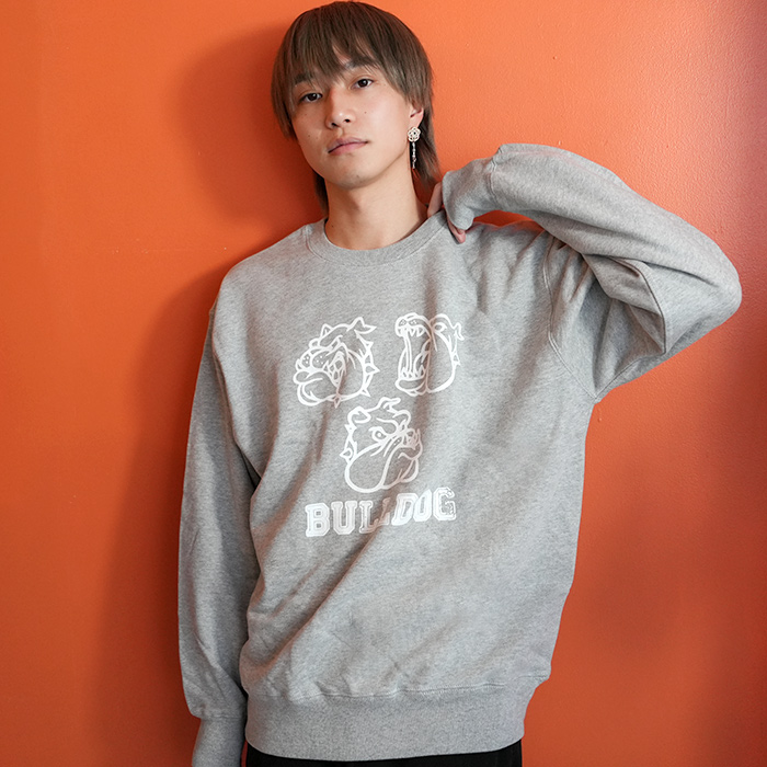 オリジナルプリント】ヘヴィーウェイトクルーネックスウェット（裏