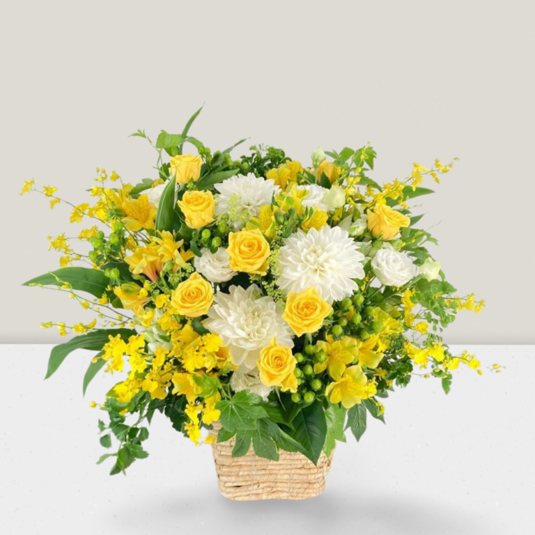 イエロー系おまかせアレンジメント Y-28（カラー：イエロー）｜ ｜with