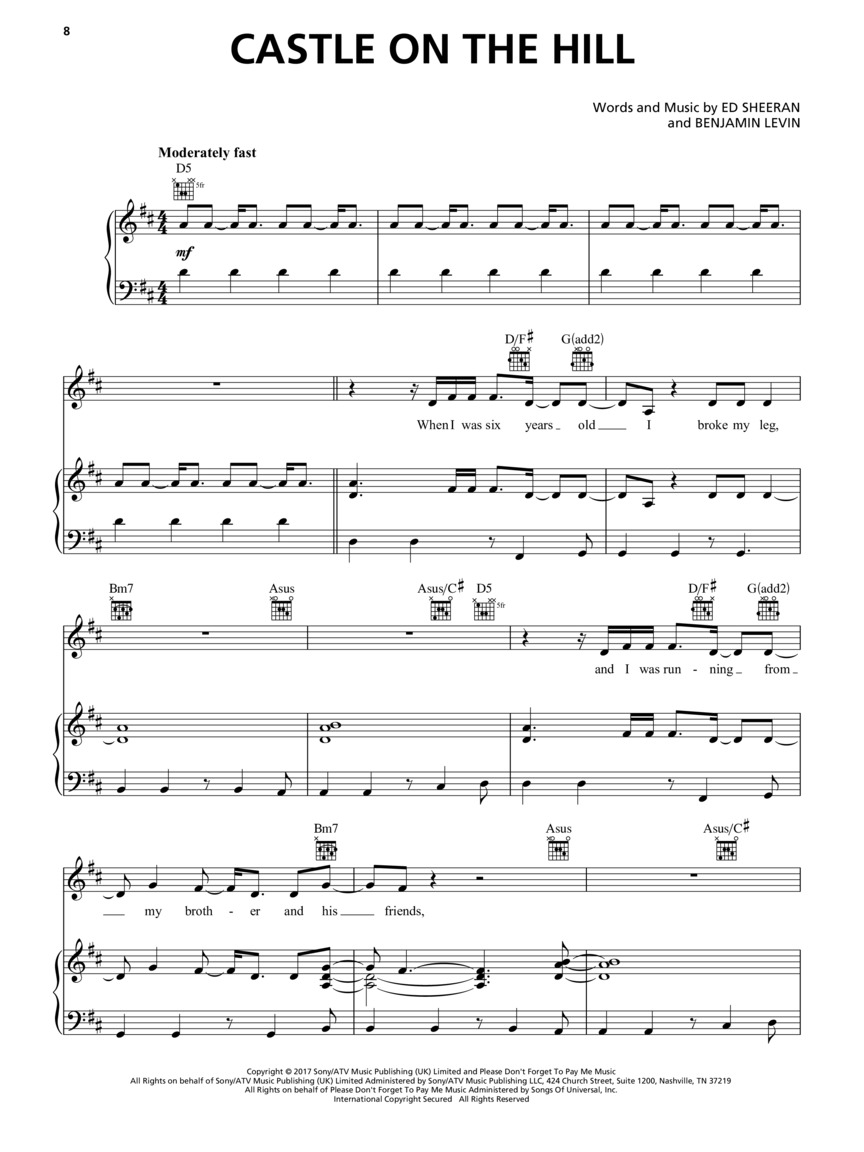 エド・シーラン – Divide（ピアノ）【Ed Sheeran – Divide】 - Ed