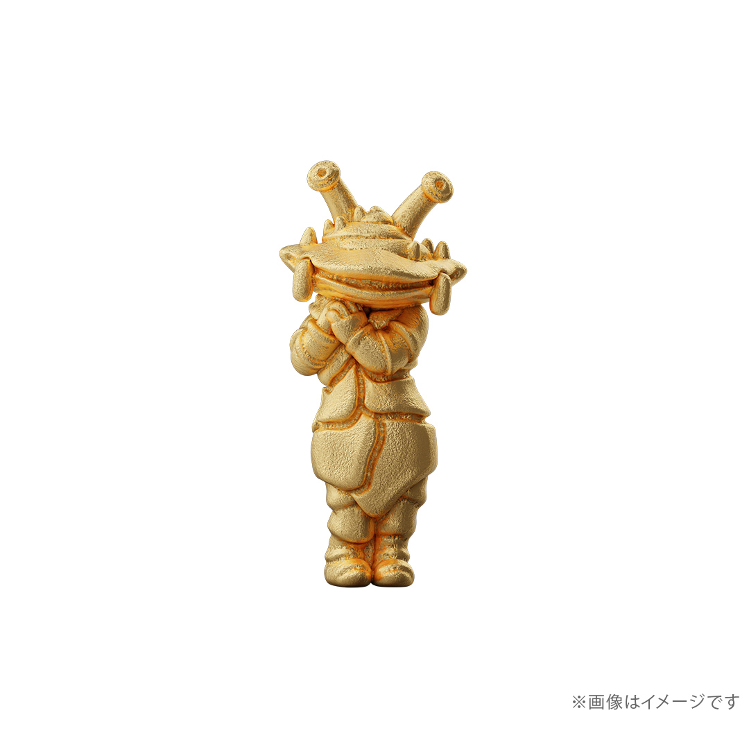 ≪500体限定≫【インターネット・カネゴン】純金ミニフィギュア