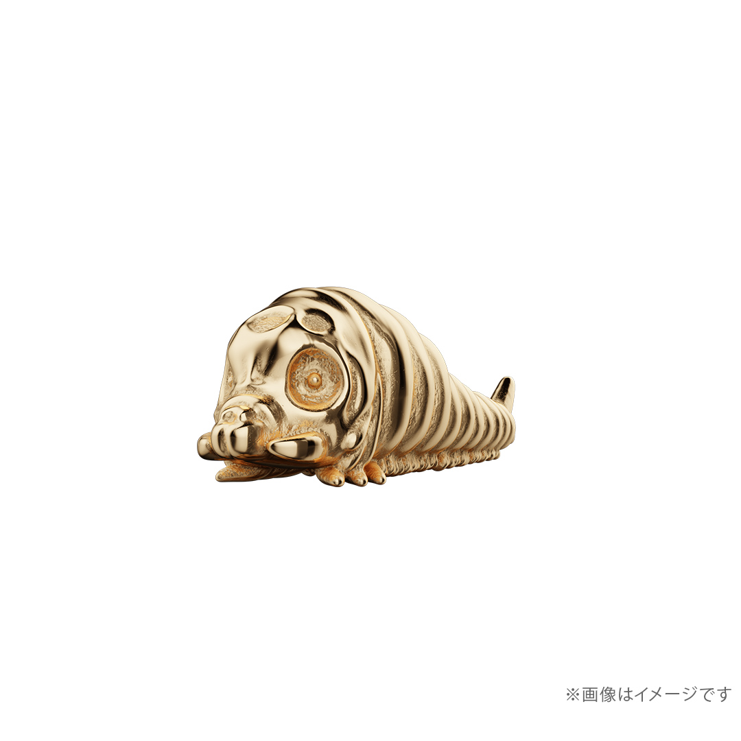 100体限定】「モスラ（幼虫）」（1992）ミニフィギュア ゴールドモデル