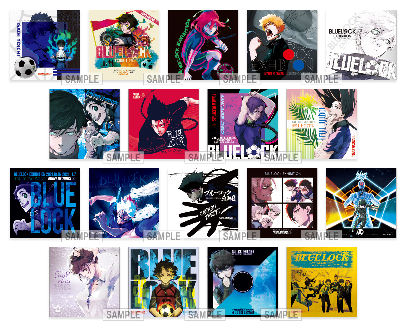 ブルーロック 糸師冴 タワレコ 原画展 複製原画 会場限定