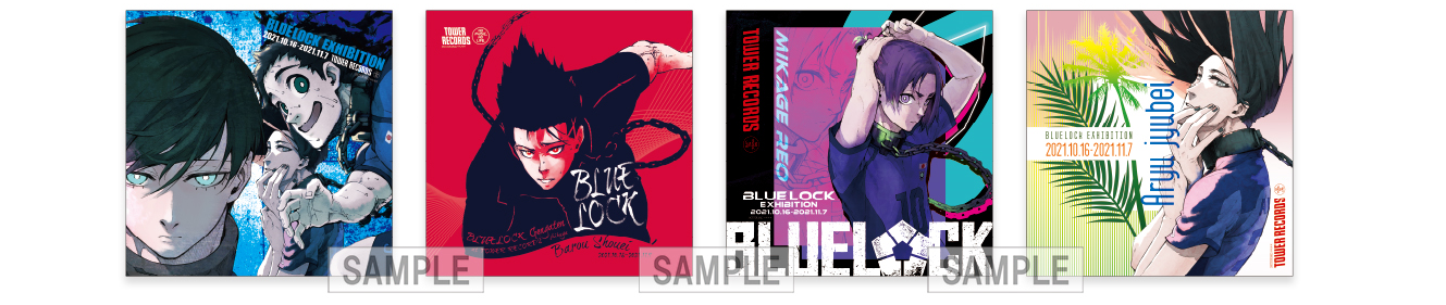 ブルーロック 初原画展 -BLUE LOCK EXHIBITION』 LPジャケット風パネル