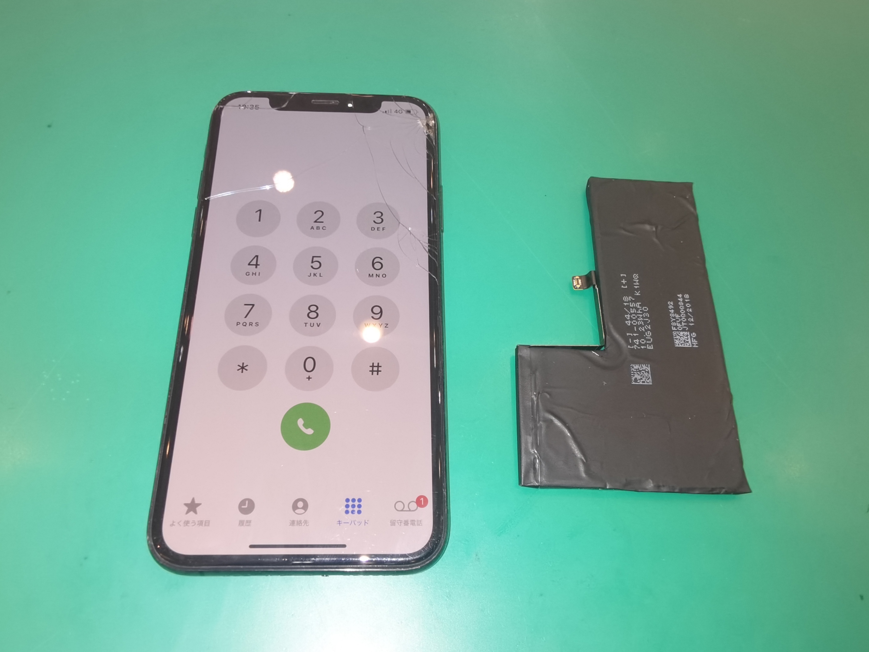 ⚡🔋iPhoneXS（アイフォンXS）バッテリー交換🔋⚡ 【修理日記