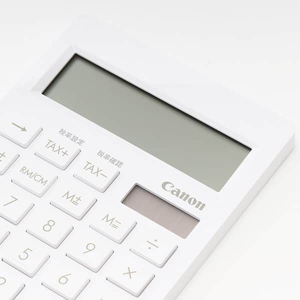 キヤノン シンプルスマートシリーズ ピュアホワイト電卓（12桁） SI