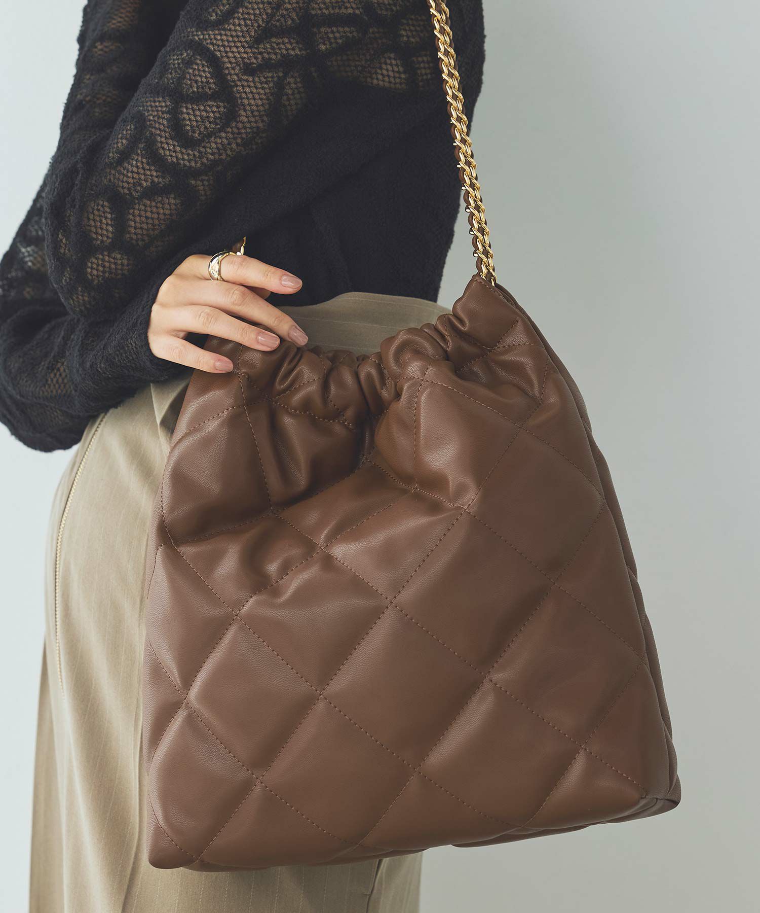 Gready Brilliant【竹下 玲奈select item】PUキルティングトート