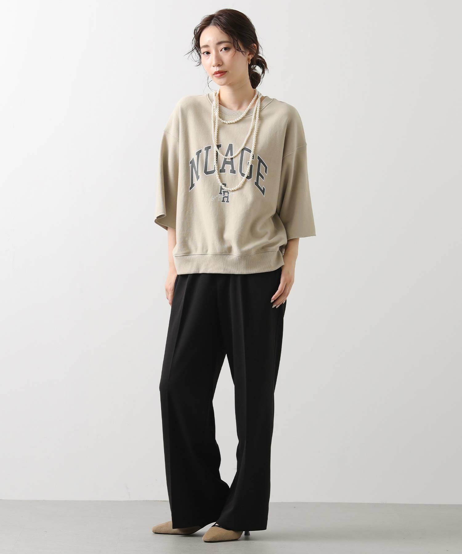 Gready Brilliants.NUAGE7分丈スウェット | SEKIMIKI Online