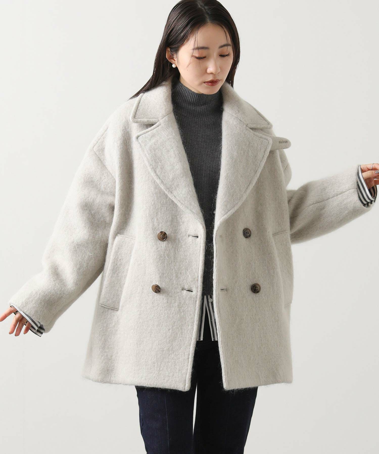 Gready BrilliantモヘアシャギーPコート | SEKIMIKI Online