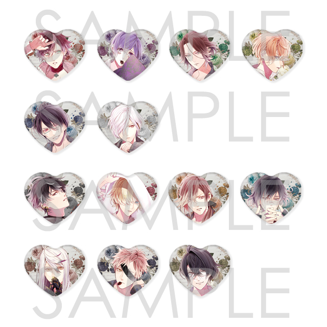 DIABOLIK LOVERS 不死の薔薇園 -UNDEAD ROSE GARDEN- ラメハート缶