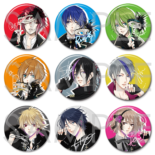 ピタゴラスプロダクション サイン入り缶バッジ | 乙女向け通販サイト