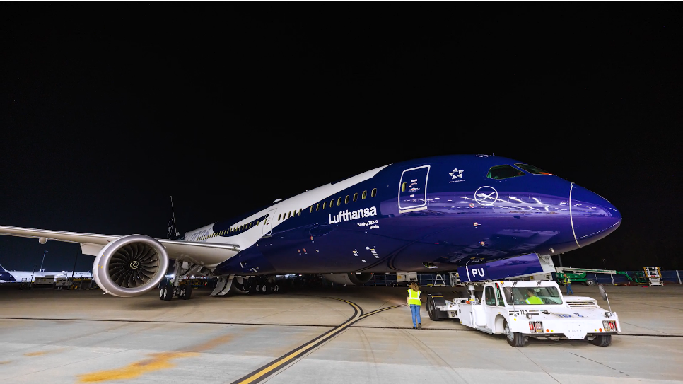 ルフトハンザドイツ航空、創立100周年を記念した787-9型機の特別塗装機