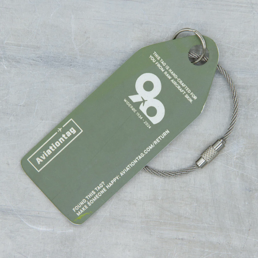 AVIATIONTAG Dash8 LN-WFP Widerøe アビエーションタグ ヴィデロー航空