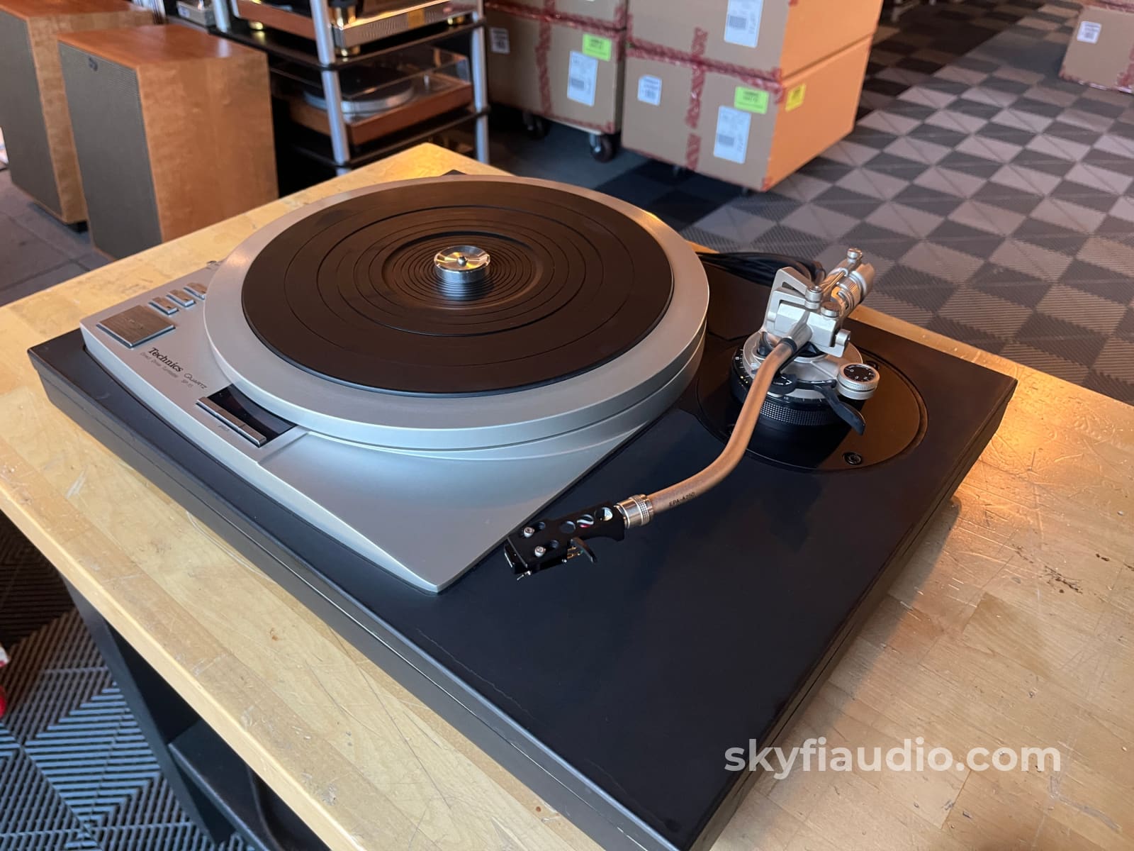 Technics SP-15 Turntable w/New Sumiko Starling Cartridge and EPA-B500