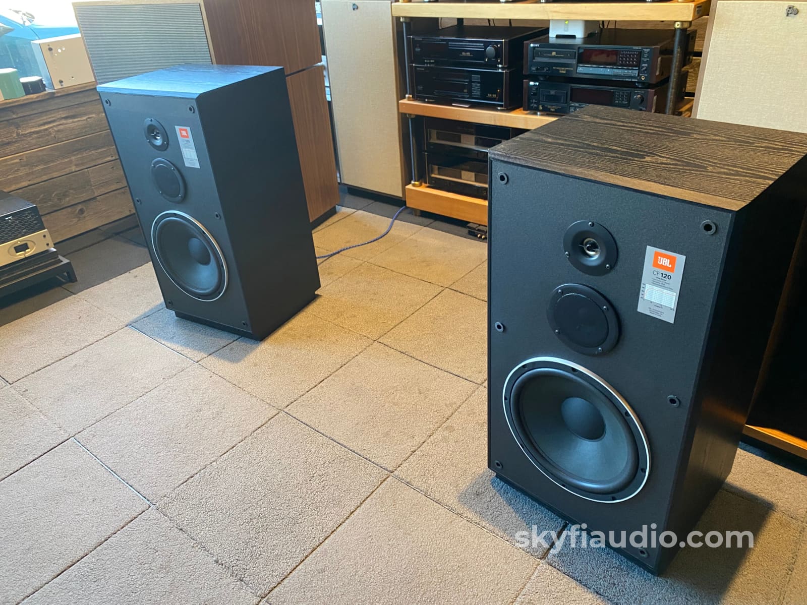 JBL CF120 Vintage 3-way Floorstanding Speakers, Survivors