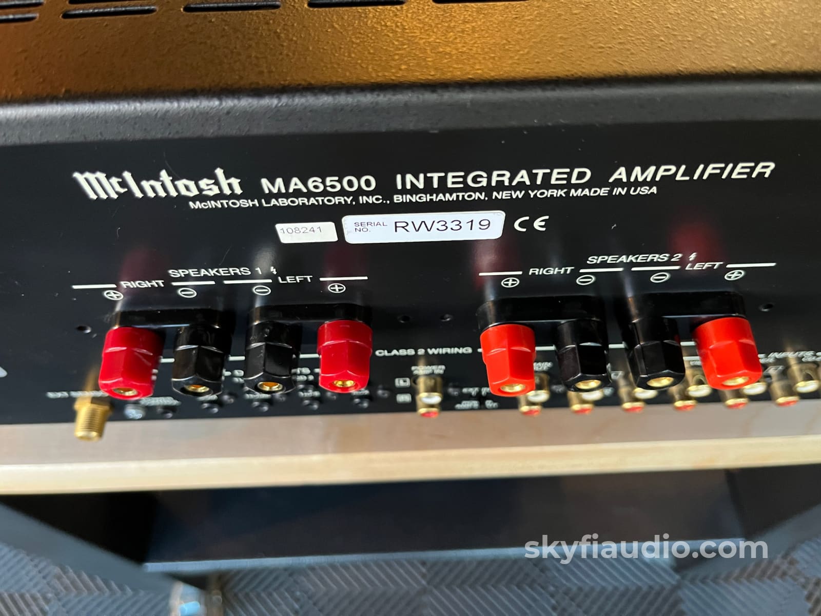 McIntosh MA6500 All-Analog Integrated Amplifier with Upgraded LED VU M