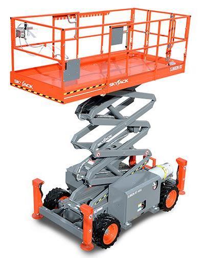 Skyjack 6826 & 6832RT Rough Terrain Scissor Lift – Skyrider Equipment
