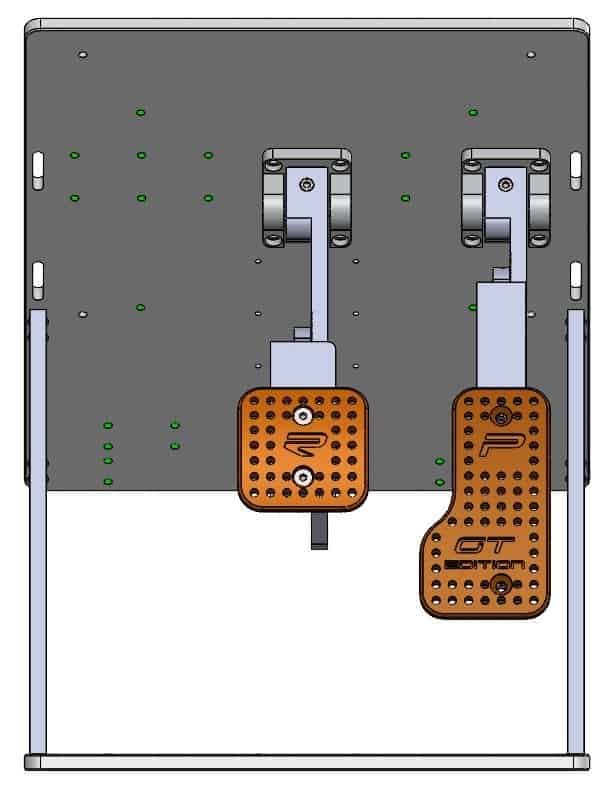 SRP® GT-R 空気圧式ペダル | プロフェッショナル・シムレーシング