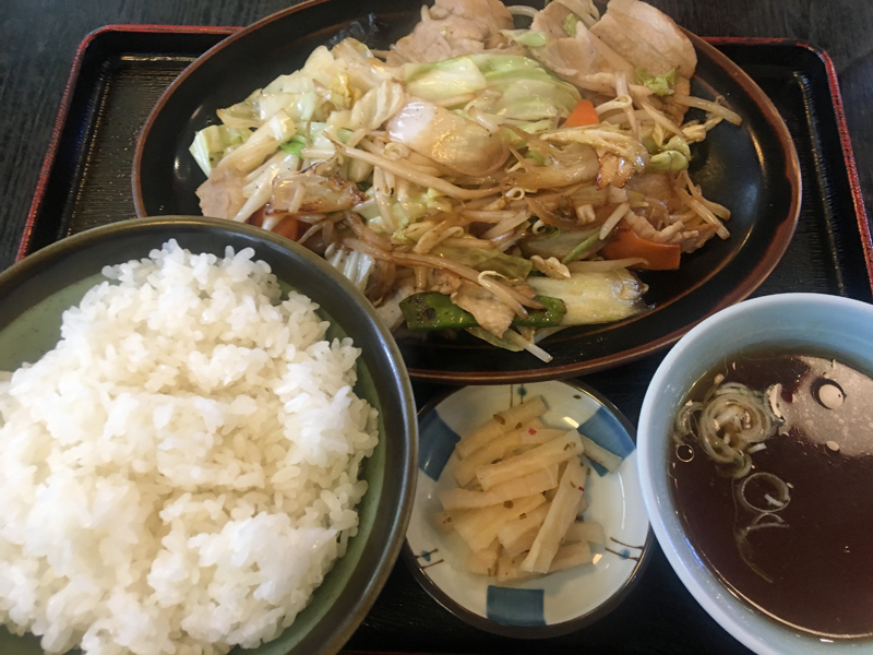 食品サンプル 肉野菜炒め 幅26cm 昭和レトロ 中華料理 これぞ肉野菜