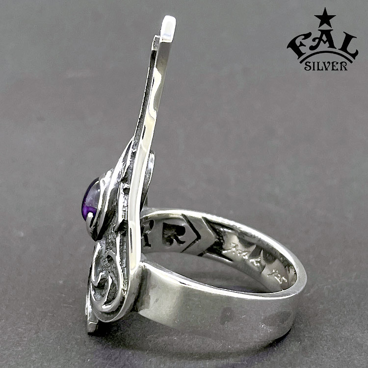 エフエーエル F.A.L FAL シルバー リング Destiny arrow スペード