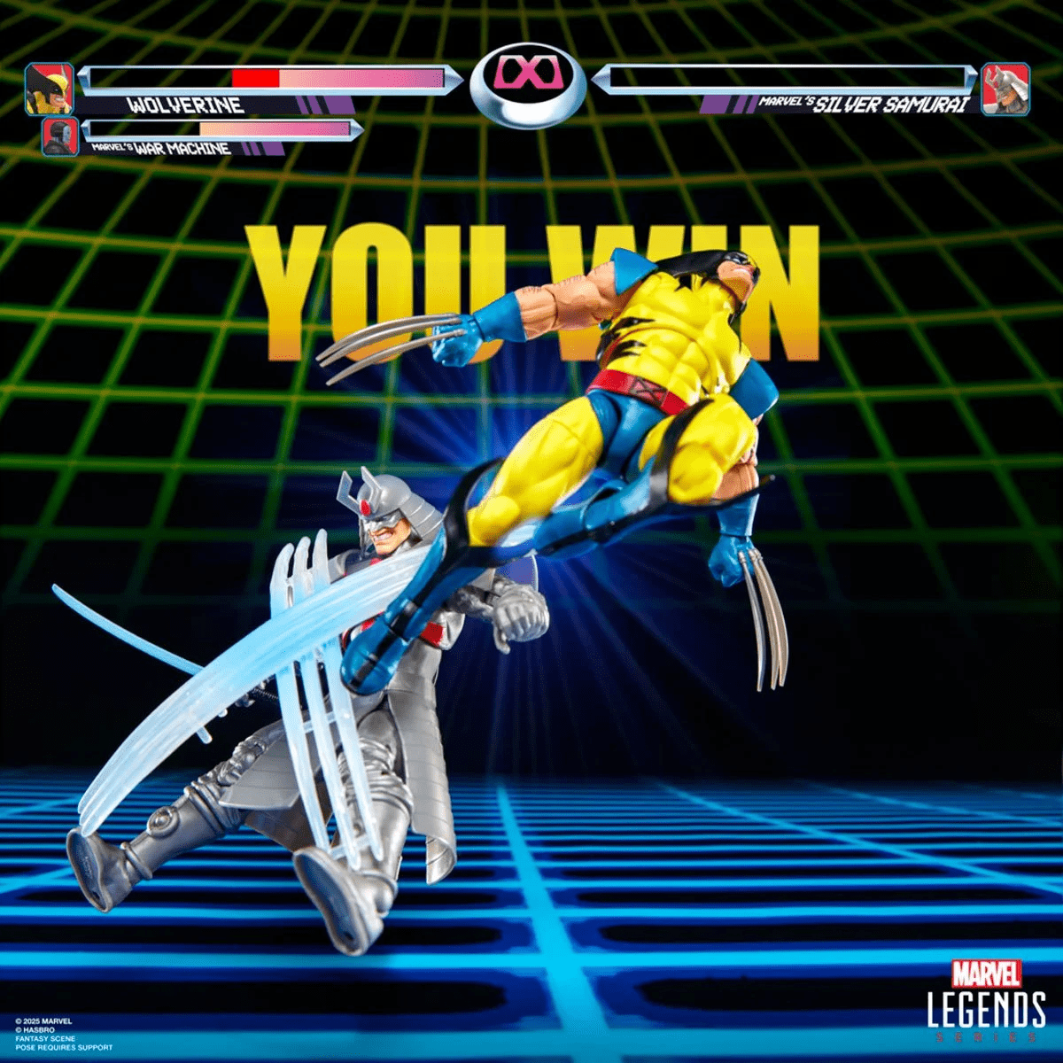 Marvel Legends Series Gamerverse Wolverine vs. Silver Samurai Action F