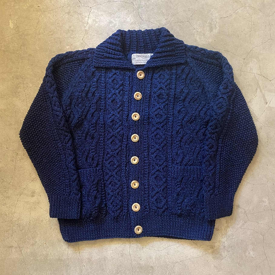 INVERALLAN ”3A Lumber Cardigan” COTTON DARK INDIGO | SIGNAL GARMENTS